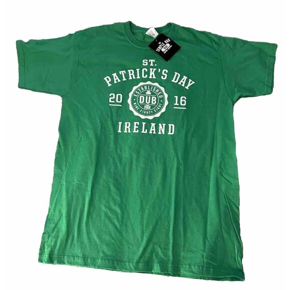 Temple Bar Men’s T-Shirt M Dublin Ireland St Patrick Paddy’s Day 2016 Irish NWT! - Picture 1 of 8